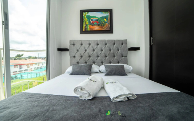 Apartahotel cerca del Parque del Café, 405A