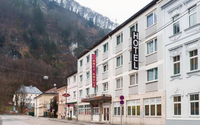 Hotel Drei Kreuz Зальцбург вид на фасад