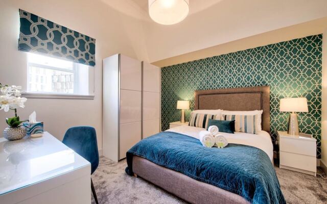 Отель Trendy 1-Bedroom Apt with Lift in Merchant City Великобритания, Глазго - отзывы, цены и фото номеров - забронировать отель Trendy 1-Bedroom Apt with Lift in Merchant City онлайн комната для гостей