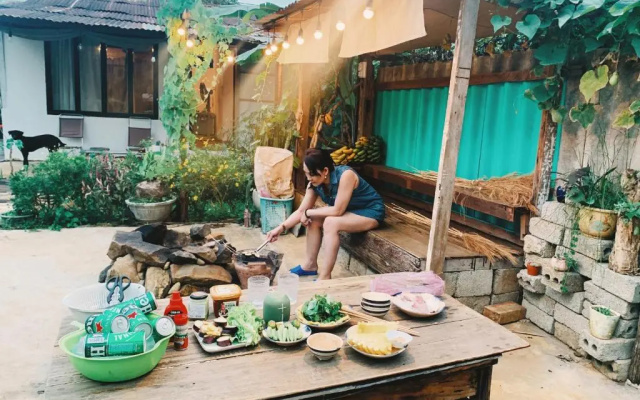 Vườn chuối homestay