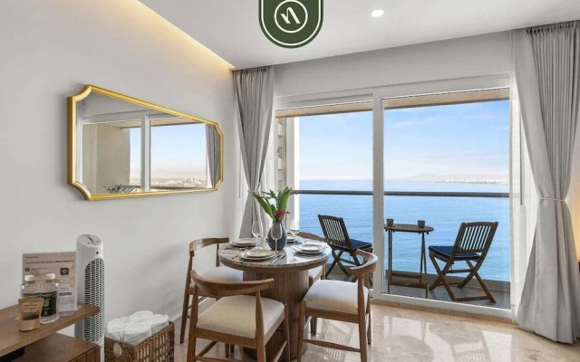 Luxury Studio With Oceanview - Beach - Pool - GYM