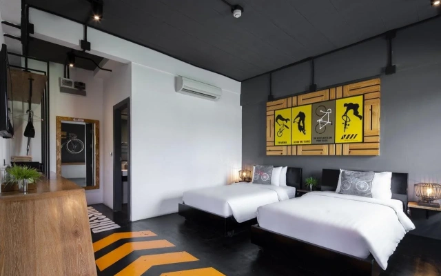 The VELO'S hotel and BMX Pump Track