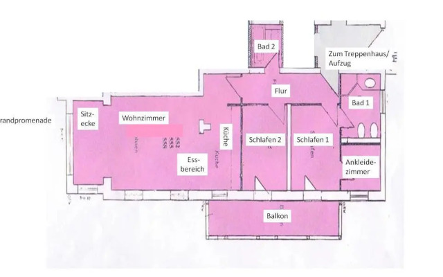 Meerblick-Appartement