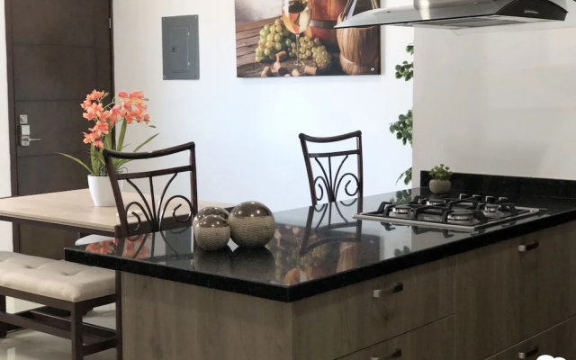 Departamento con terraza y alberca (L-8)