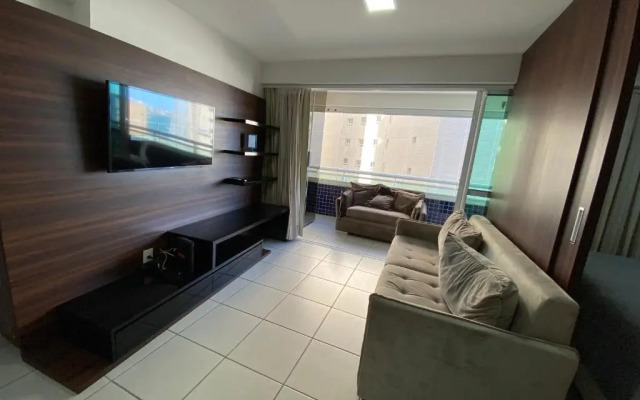 Apartamento Beira Mar 14º andar com 2 Quartos
