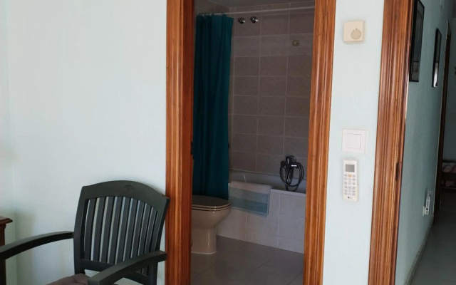 Rooms in Apartment Gran Via with Pool
