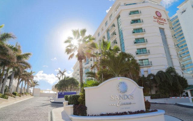 Отель Sandos Cancun All Inclusive Мексика, Канкун - 9 отзывов об отеле, цены и фото номеров - забронировать отель Sandos Cancun All Inclusive онлайн вид на фасад