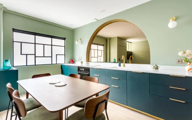 Relais Cocorico 2 Bedrooms with Ac, 2 Bathrooms, 8 Min Eiffel Tower