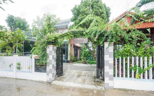 Отель An Bang River Lake Villa вид на фасад