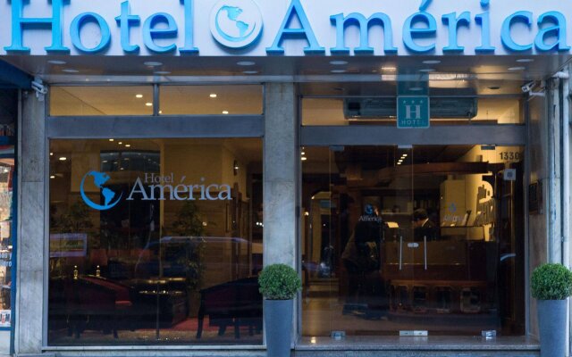 Hotel America in Montevideo, Uruguay from 58$, photos, reviews - zenhotels.com hotel front