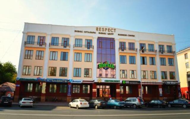 Отель Respect Павлодар вид на фасад