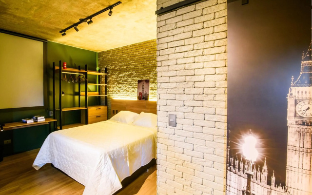 Apto Londrina Flat Hotel 1003, jacuzzi, 43 m2.