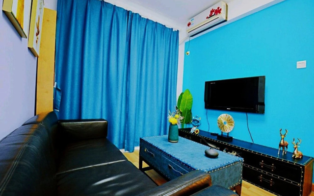 Avatar Blue Fantasy Large Queen Bed Center Futian