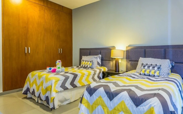 Lunada 314 Modern Playa del Carmen Condo with Tropical Garden View by RedAwning