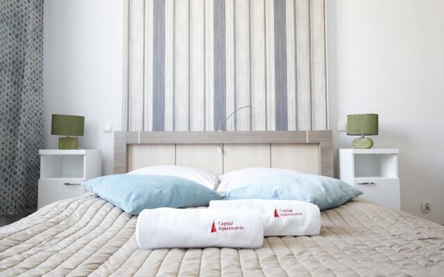 Апартаменты Capital Apartments Garbary комната для гостей