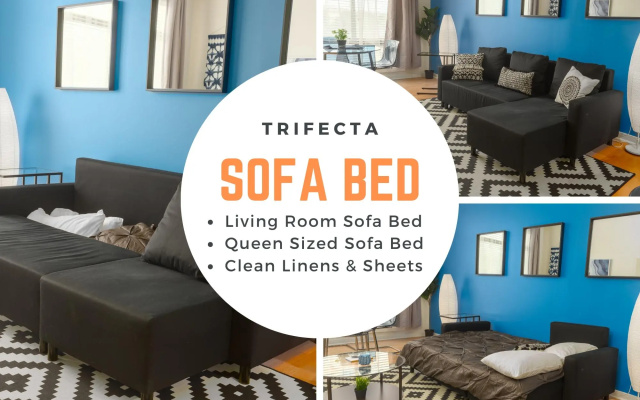 Apartment with Private Balcony, Wifi, Parking