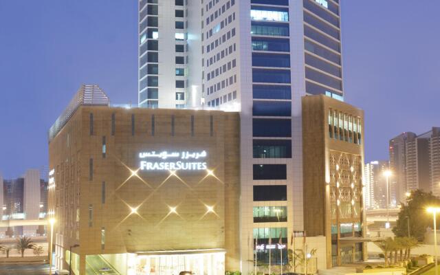 Отель Fraser Suites Dubai Дубай вид на фасад