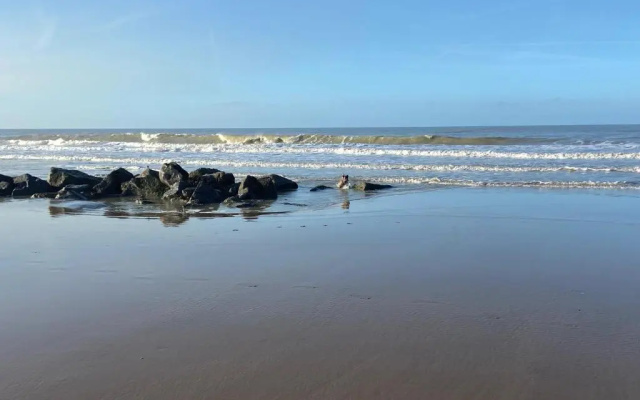 Ruim zonnig appartement op 50m van strand