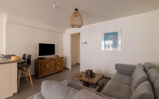 Cosy apartment in Blankenberge with sea-views