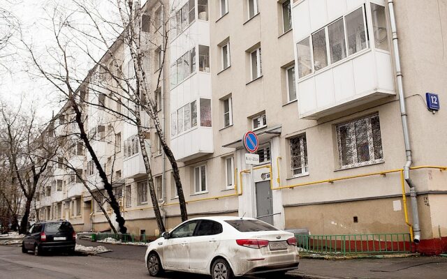 Апартаменты Funny Dolphins Apartments Rusakovskaya вид на фасад