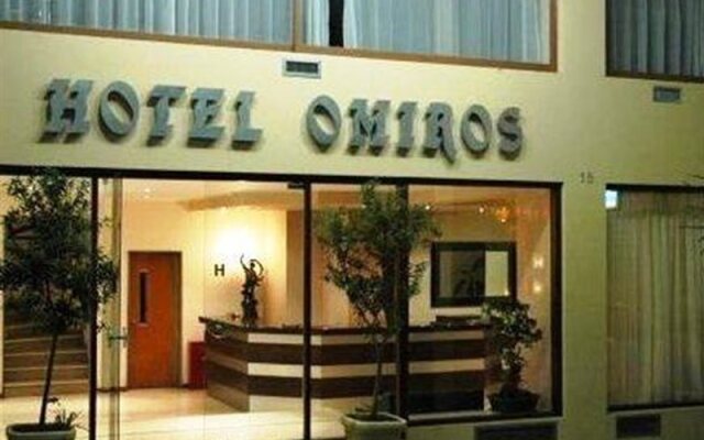 Omiros Hotel вид на фасад