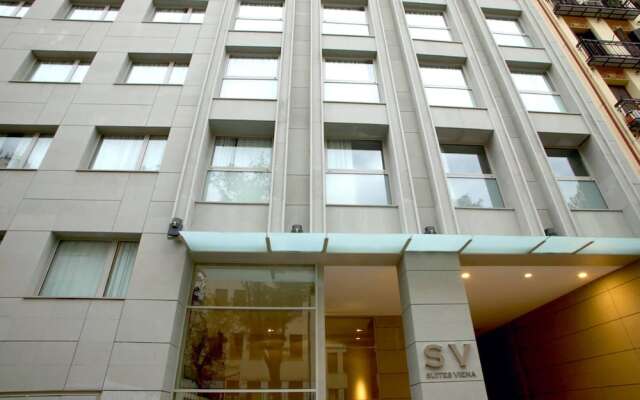 Отель Suites Viena Plaza De Espana Мадрид вид на фасад