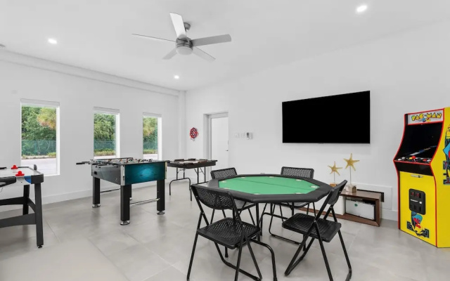 Saltwater Social Game Room Pool Dock Views