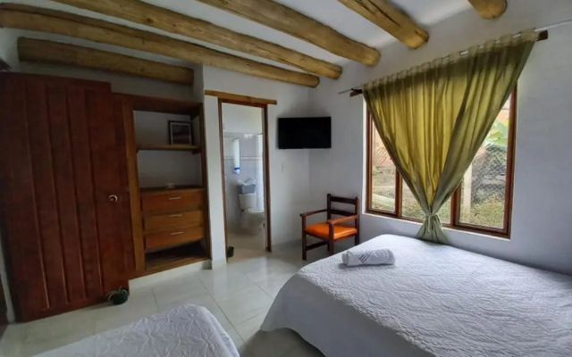 Tres habitaciones en la cabaña Quinta Buenos Aires