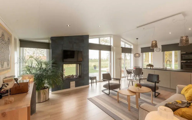 Chalet in Zeeland With Garden and Fireplace
