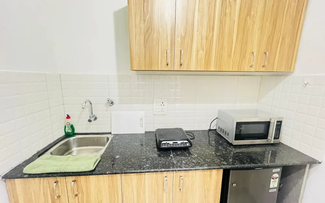 The Lodgers Luxury Studio Apartment In front of Artemis Hospital