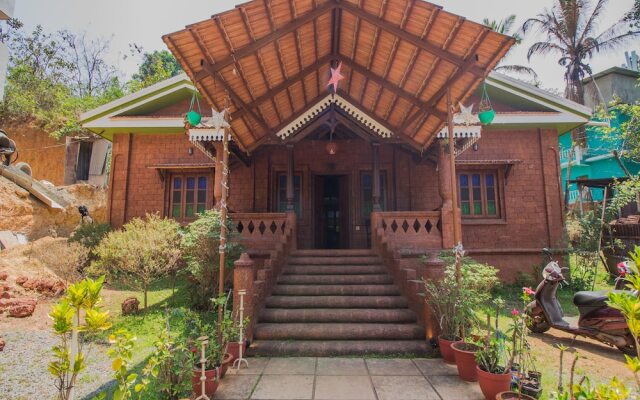 Отель OYO 12932 Home Vintage 2 BHK Anjuna Гоа вид на фасад