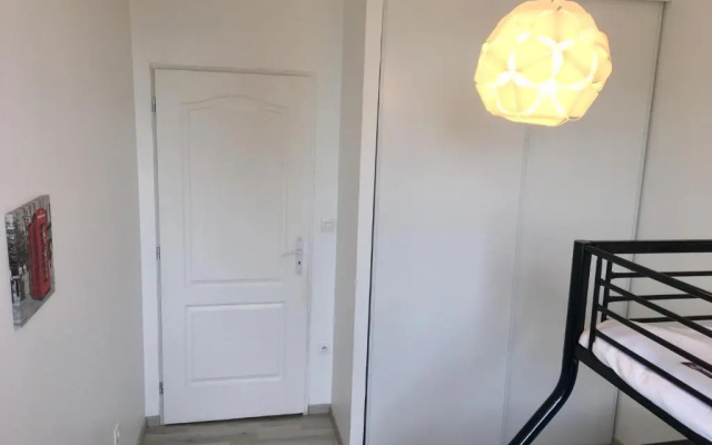 Proche de Walibi,Appartement 4 personnes tout confort au calme