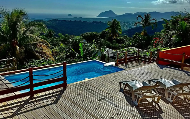 Villa CosaRoé Martinique Piscine et superbe vue mer