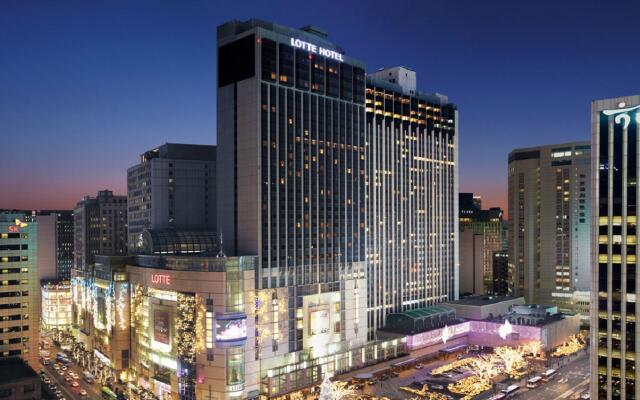 Lotte Hotel Seoul Executive Tower Сеул вид на фасад