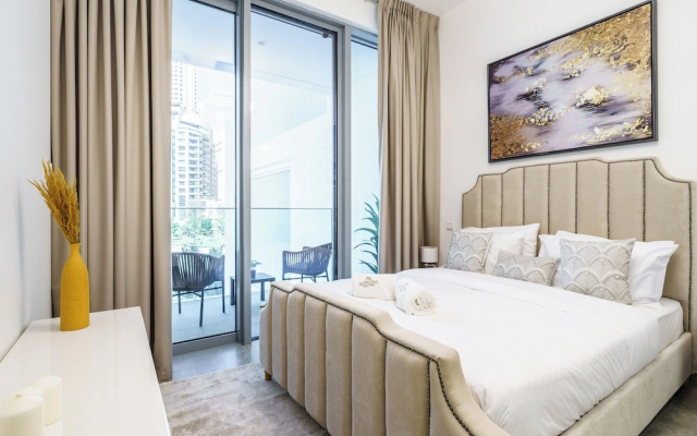 Lavish 2BR with Balcony-Full Marina View