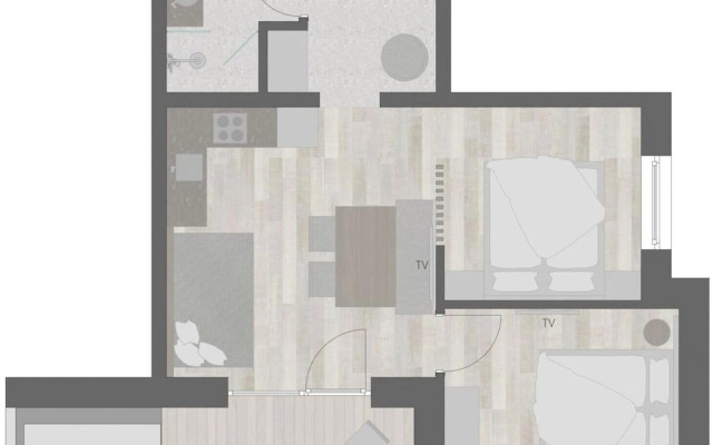 Familienapartment mit 2 SZ und Sauna im Souterrain