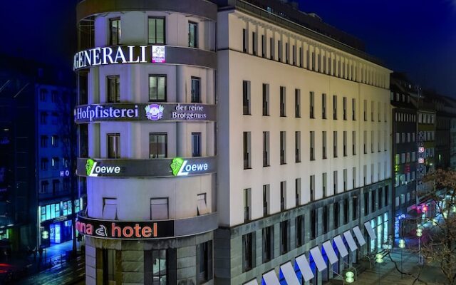 Отель anna hotel Германия, Мюнхен - 2 отзыва об отеле, цены и фото номеров - забронировать отель anna hotel онлайн вид на фасад