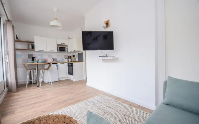 Appartement cosy 2 pers vue mer balcon hyper centre Dinard