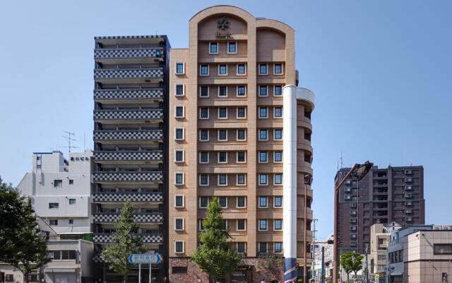 Отель Eclair Hakata Фукуока вид на фасад