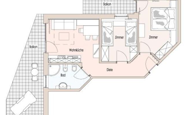 Отель Residence Amelia Тироло вид на фасад