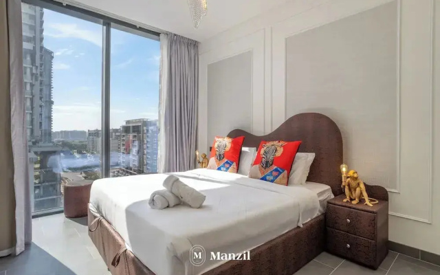 Manzil - Stylish 1BR with Pool and Gym