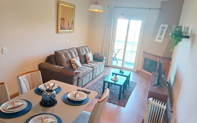 Apartamento Charmoso Com Lareira