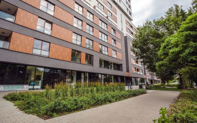 Отель Chill Apartments InCity Польша, Варшава - отзывы, цены и фото номеров - забронировать отель Chill Apartments InCity онлайн вид на фасад