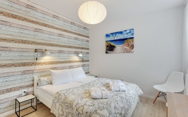 Апартаменты Lion Apartments - La Playa Сопот вид на фасад