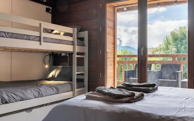 1bdr/4p Apartment With Balcony and Parking- Megeve