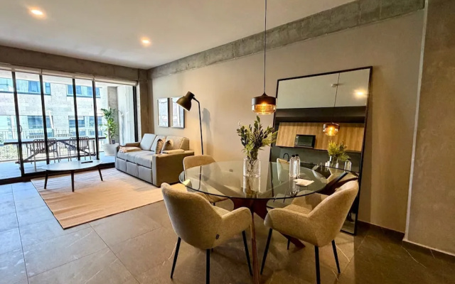 w Modern Cozy 1BR w Terrace in Tabacalera