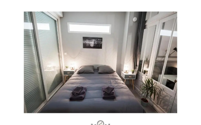 La Suite T2 40m2 avec terrasse 1ch-4pers Appart Hotel Poitiers