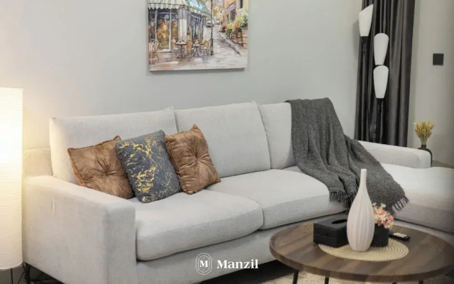 Manzil-Stylish 1BR with Maid room in JVC