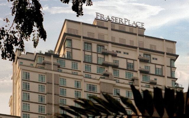 Отель Fraser Place Kuala Lumpur Малайзия, Куала-Лумпур - 2 отзыва об отеле, цены и фото номеров - забронировать отель Fraser Place Kuala Lumpur онлайн вид на фасад