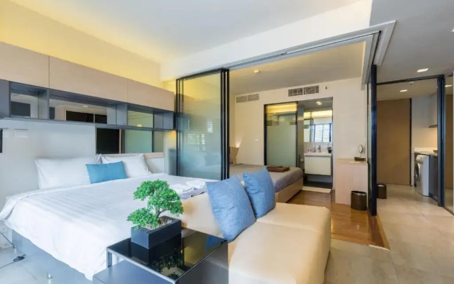 Stylish room ,2beds, Free Wi-Fi,Netflix, BTS Asok, Sukhumvit